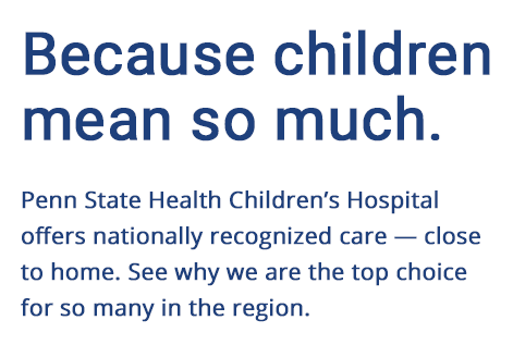 Because children mean so much.